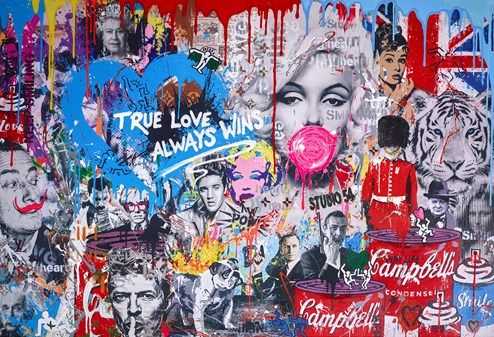 True Love by Yuvi - Embellished Box Canvas